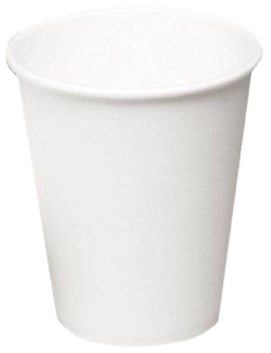 Kaffemugg vit papp 25 cl ø80 mm, 20Ã50st